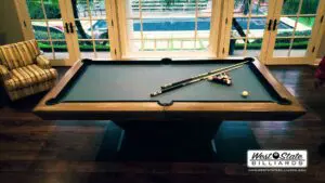 Overhead view of master table