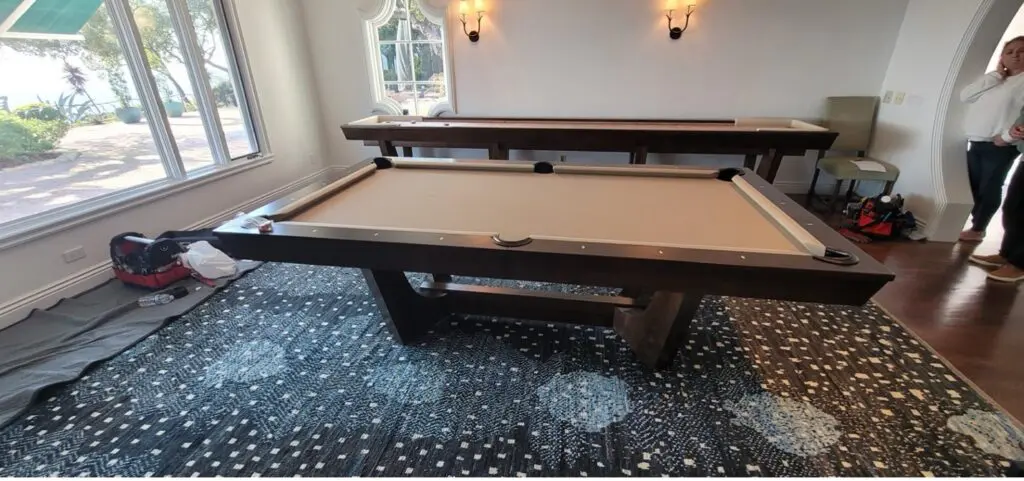 Natural Pool Table And Shuffleboard Set2