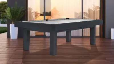 R&R Outdoors Veranda Pool Table | Gray Auto Paint
