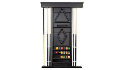 Black Ambassador Wall Cue Rack