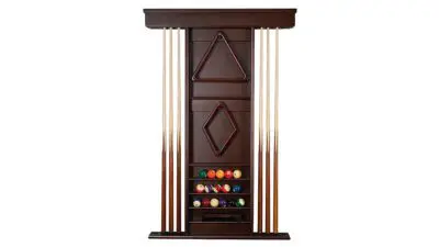 Espresso Ambassador Wall Cue Rack