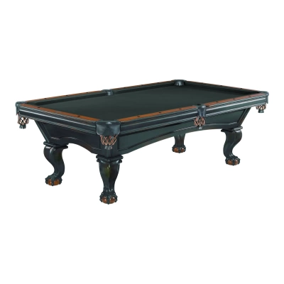 GlenwoodBilliardsTableBlackandChestnutTalonLeg