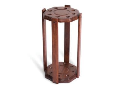 Round floor rack
