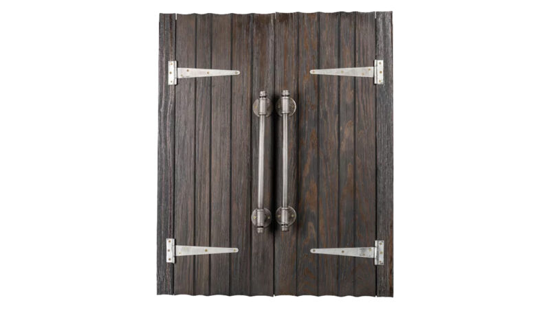 Industrial Dartboard Cabinet Closed