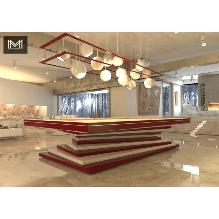 11 Ziggurat Massimiliano Maggio Made in Italy Luxury Pool Table biliardo tavolo 1024x724 1
