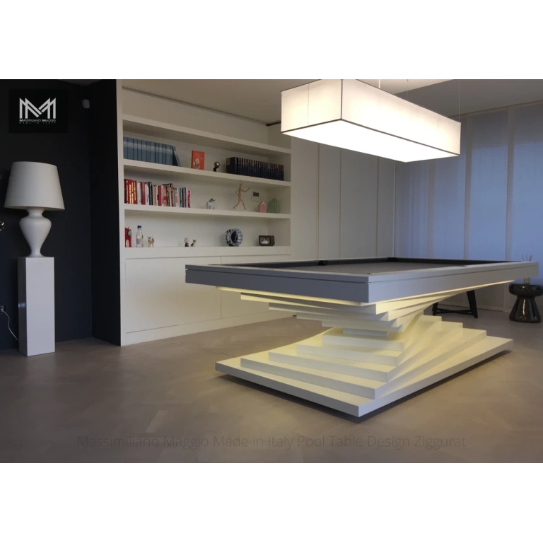 3 Ziggurat Massimiliano Maggio Made in Italy Luxury Pool Table biliardo tavolo 1200