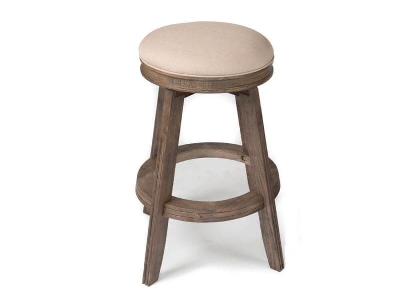 Weathered oak pub stool comp