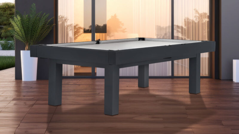 R&R Outdoors Veranda Pool Table | Gray Auto Paint