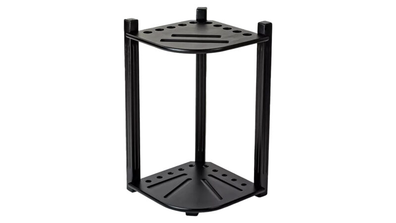 Black Corner Floor Rack