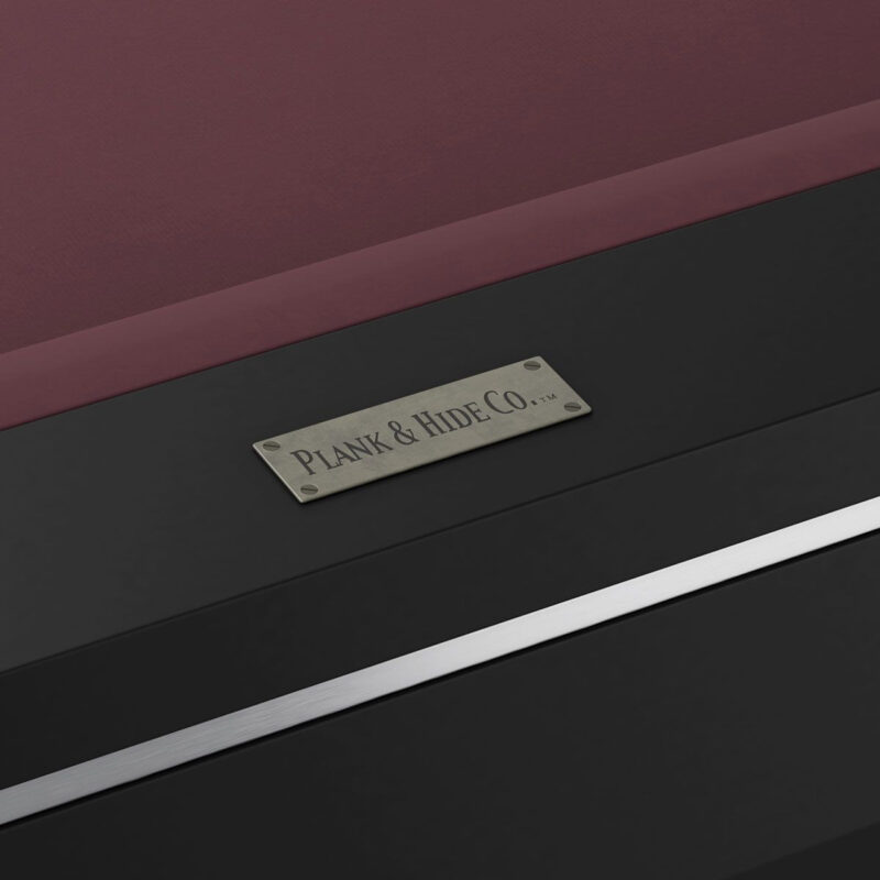 Plank & Hide Black Finish