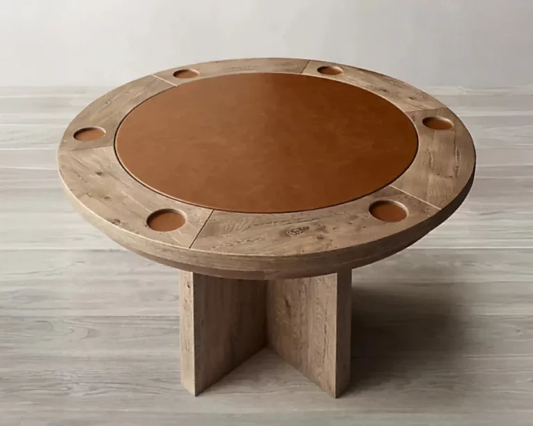 Parsons Poker Table Brown