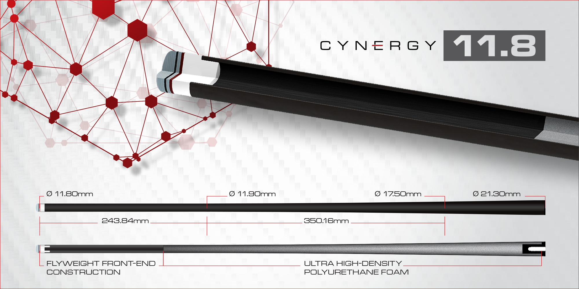 Cuetec Cynergy Shaft 11.8