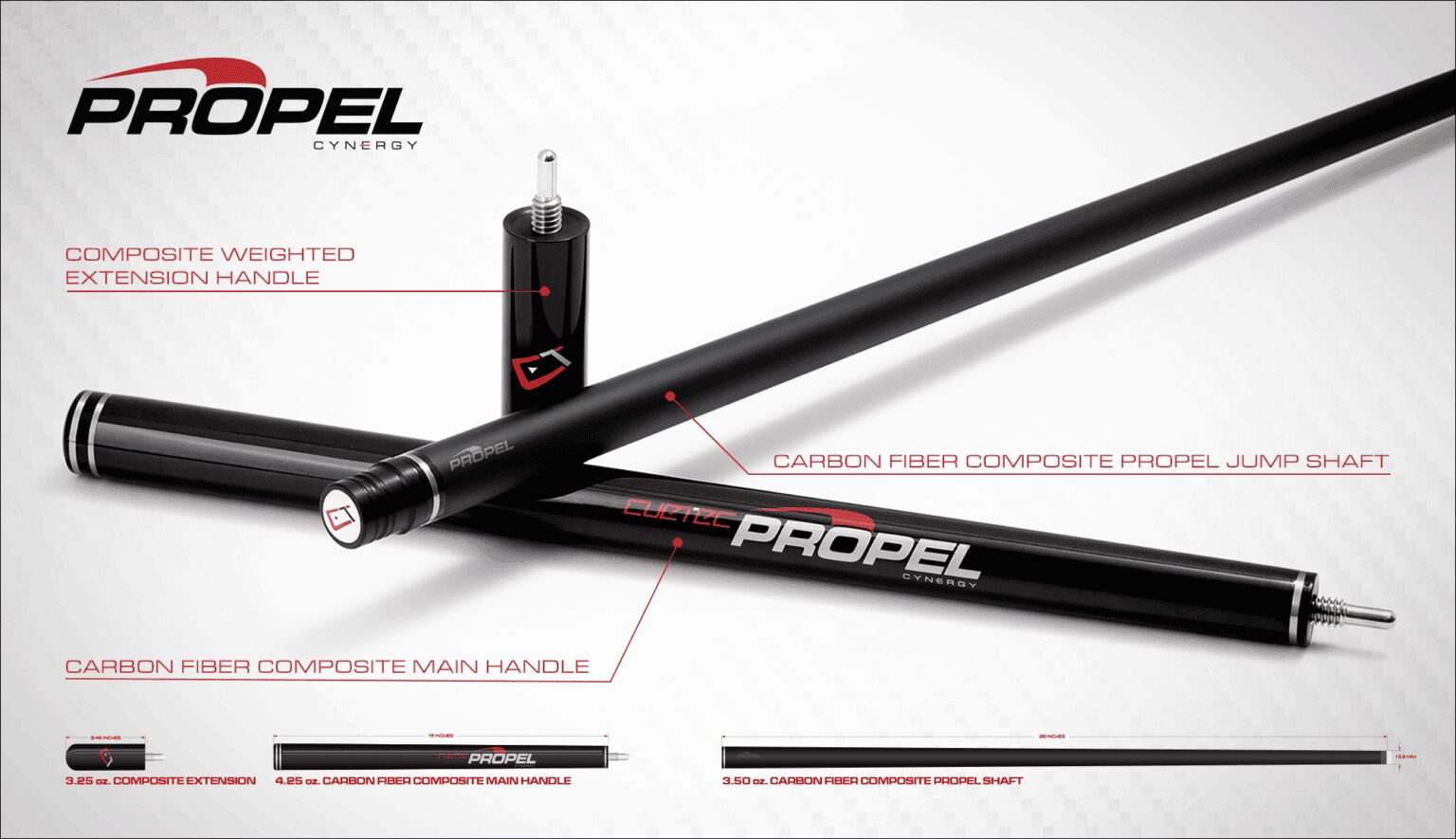 CYNERGY PROPEL JUMP CUE – RUBY RED • West State Billiards & Gamerooms CYNERGY PROPEL JUMP CUE – RUBY RED • West State Billiards & Gamerooms