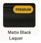 Matte Black Lacquer on Oak Wood +$360.00