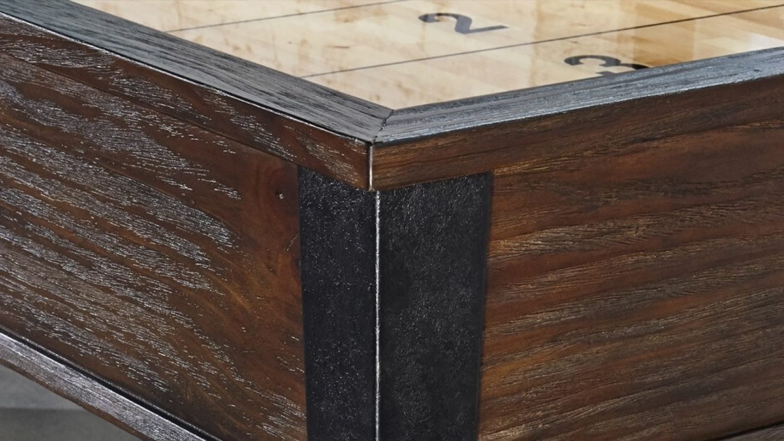 Canton shuffleboard closeup detail corner 2
