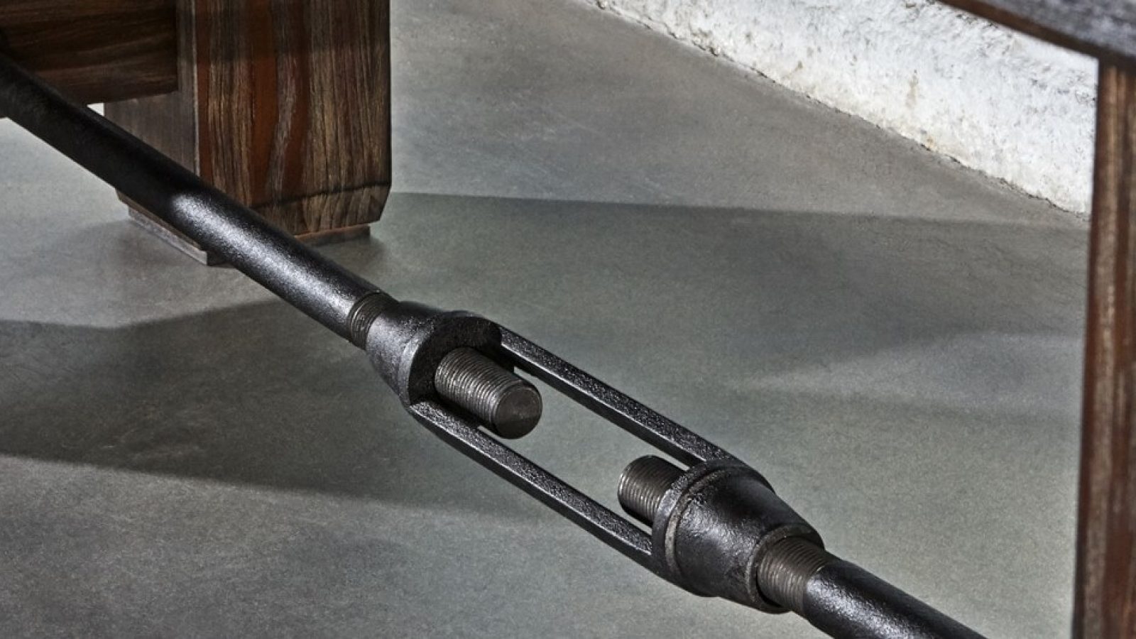 Canton shuffleboard closeup detail stretcher