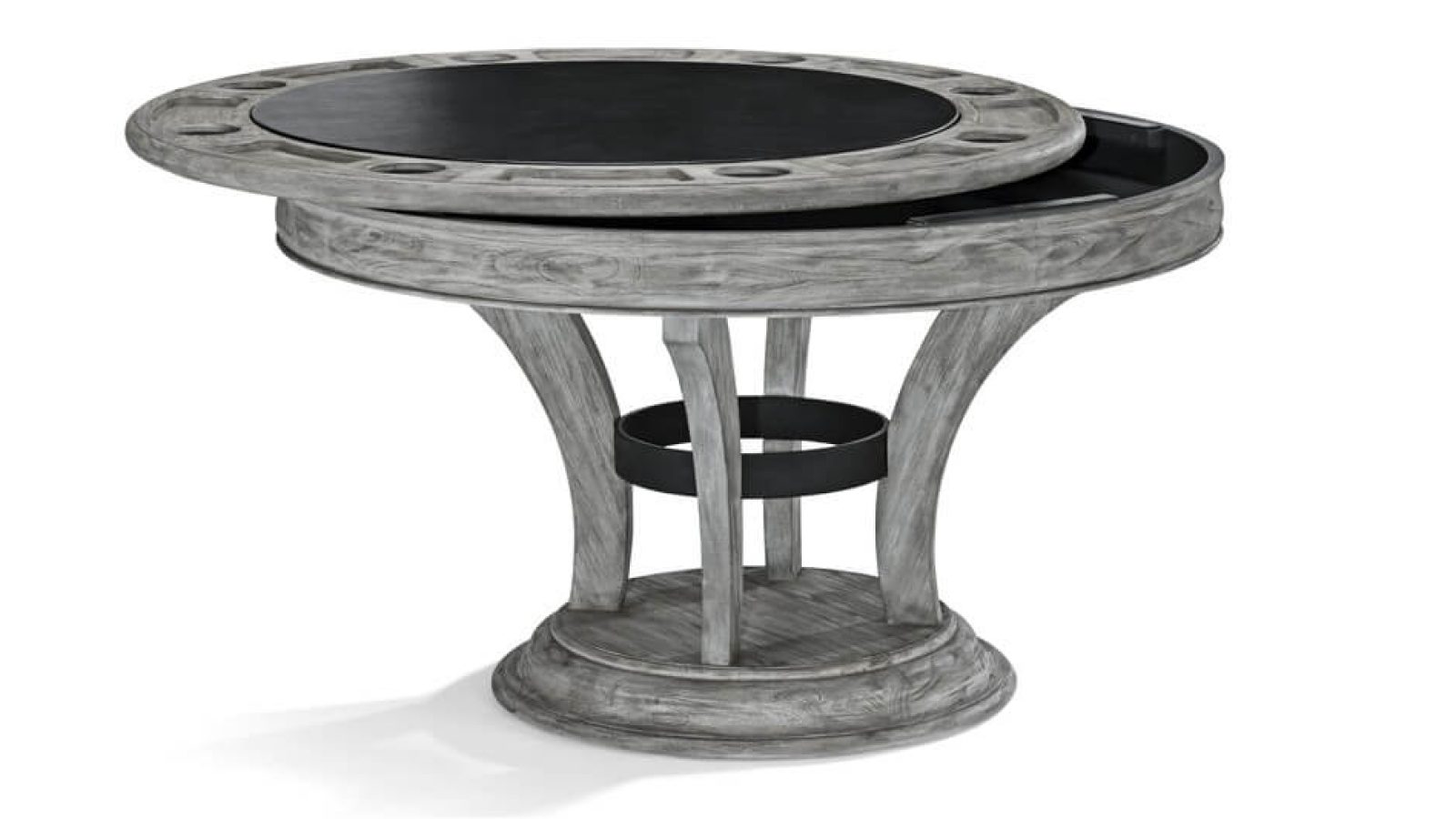 Centennial Game Table rustic grey with reversible game top