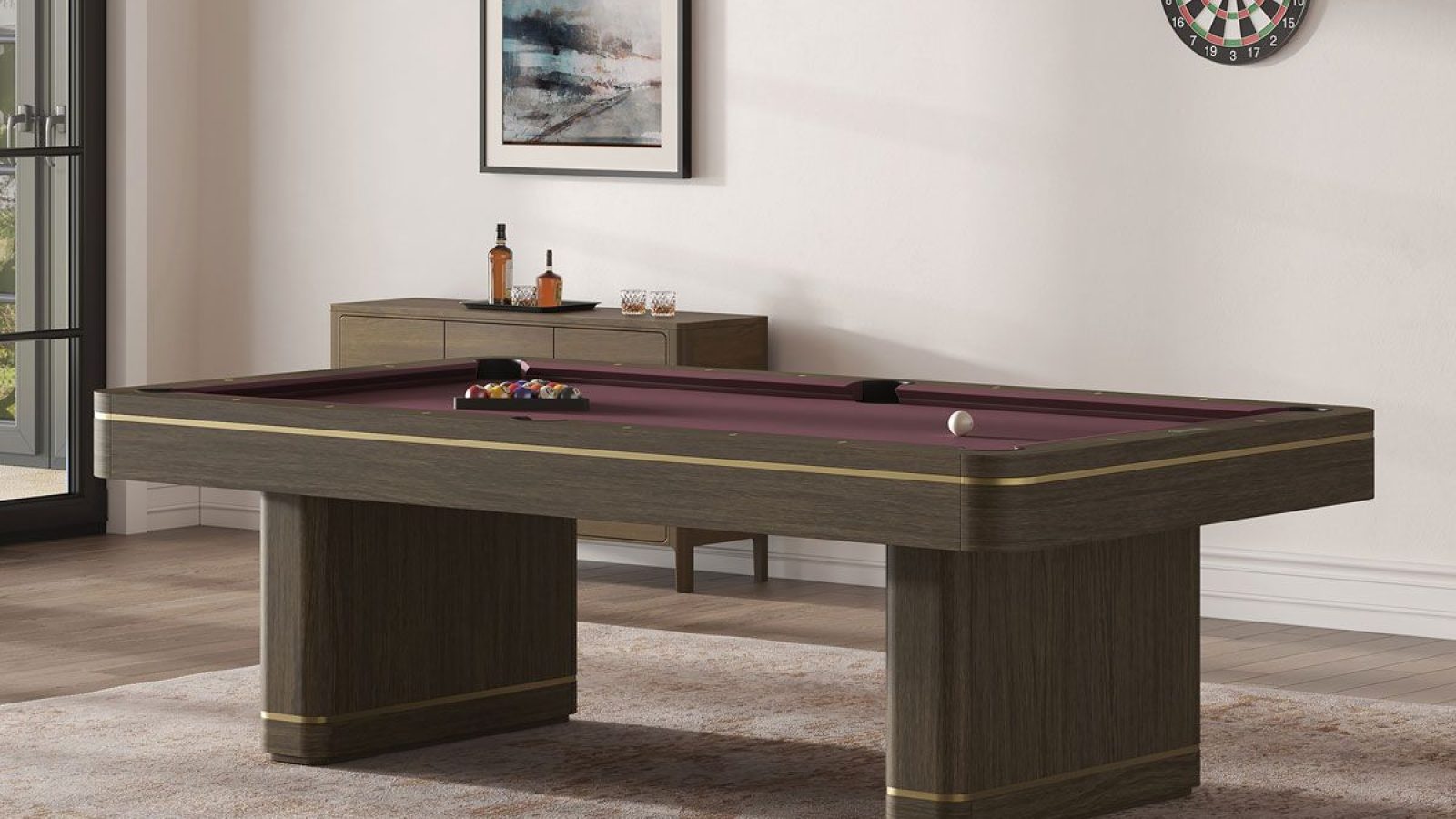 Deco Pool Table Styled