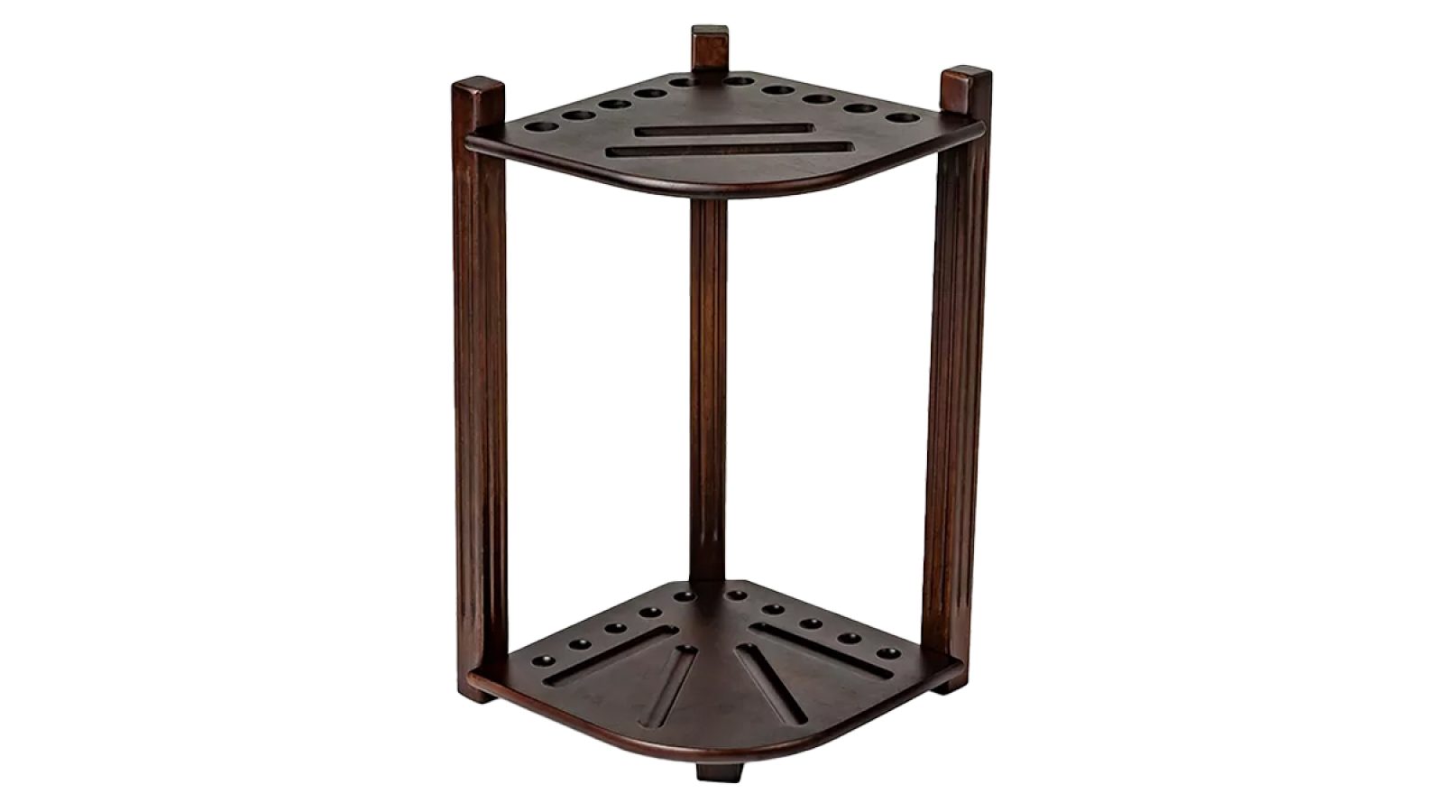 Espresso Corner Floor Cue Rack Espresso Corner Floor Cue Rack