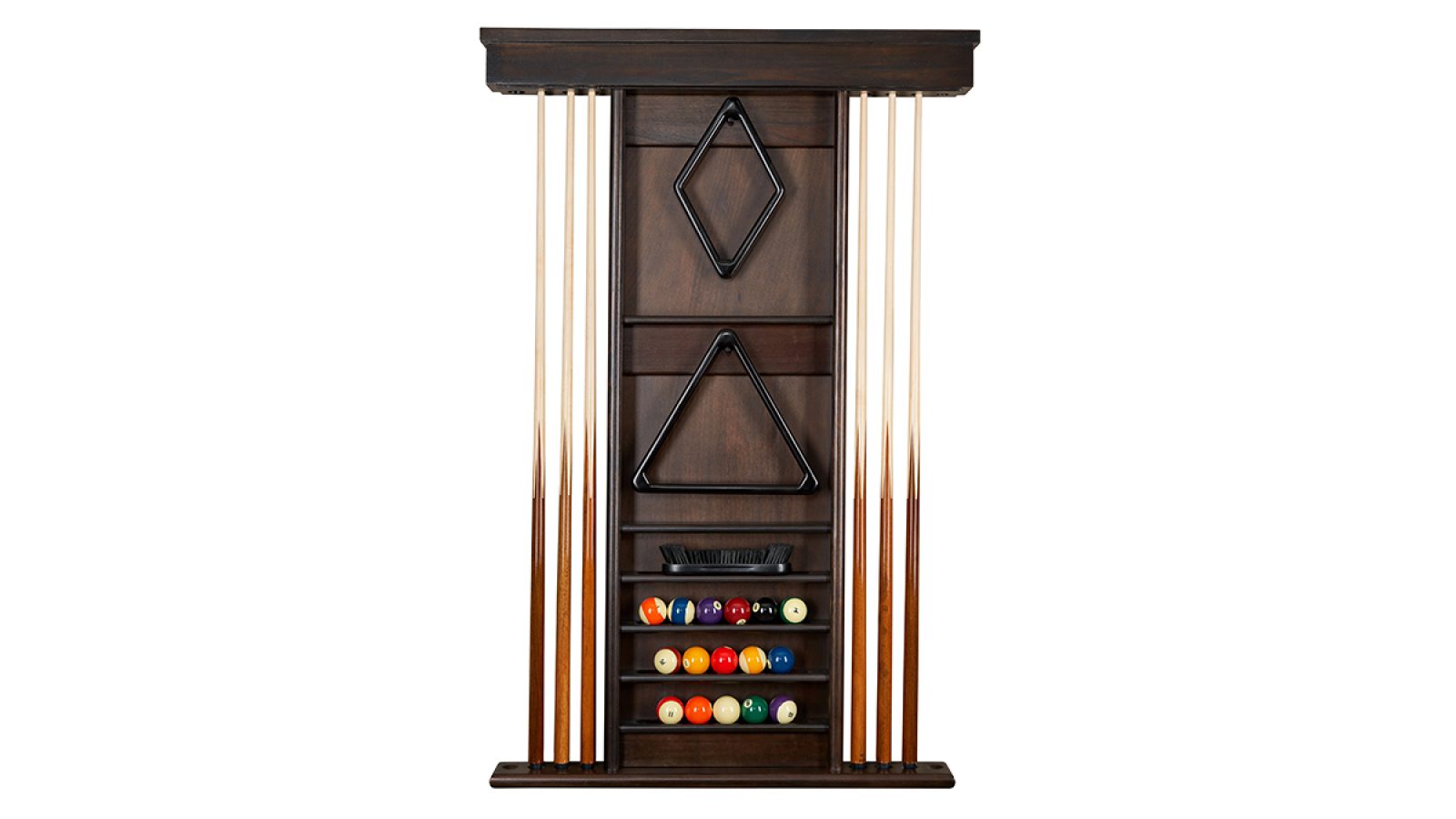 Gray Walnut Ambassador Wall Rack