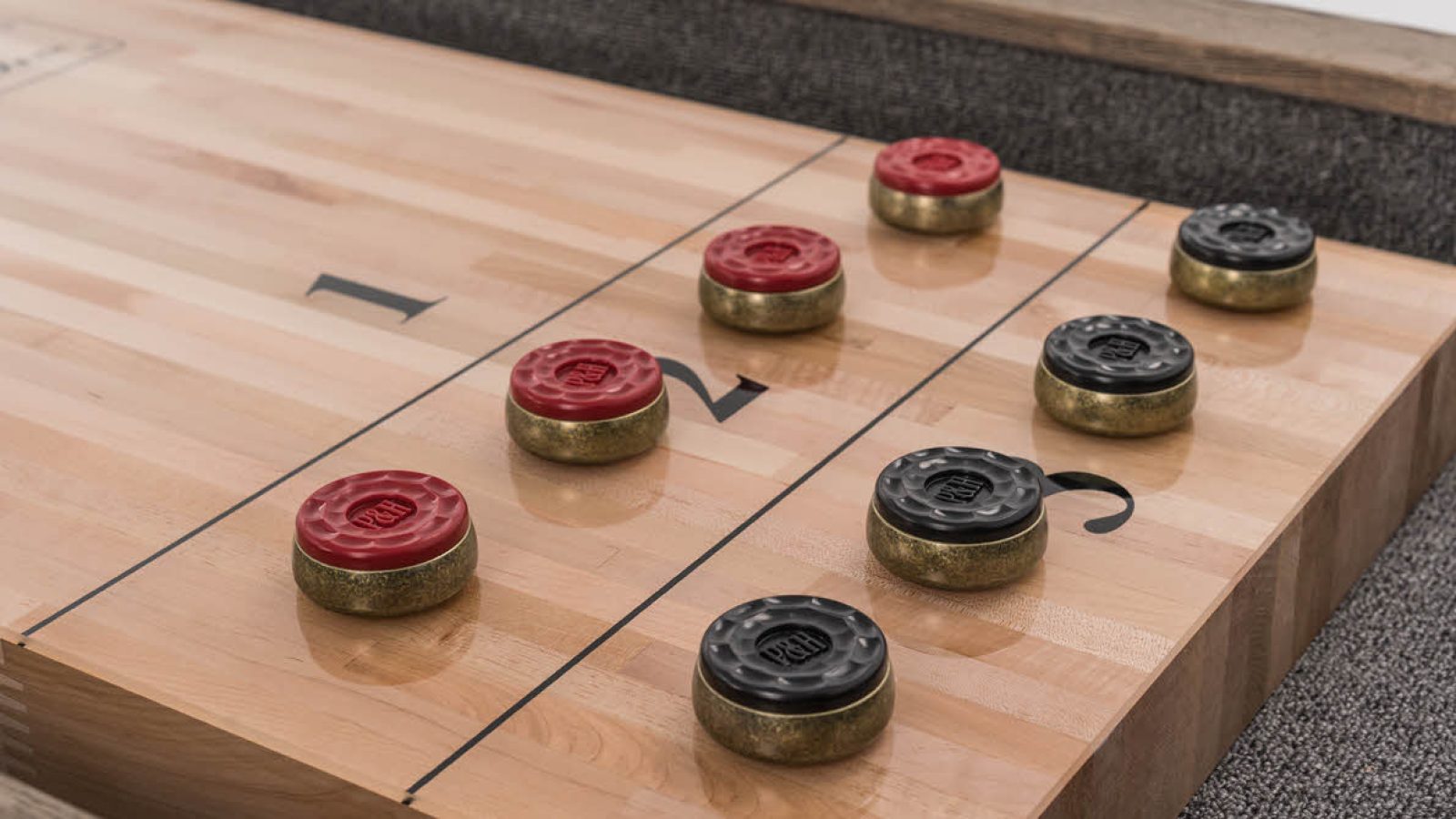 Isaac Shuffleboard Silvered Oak 5