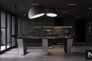 Mito Pool Table Massimiliano Maggio Black