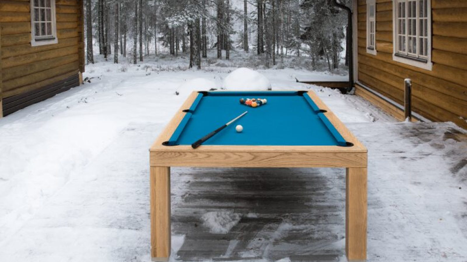 Outdoor Vision convertible dining pool fusion table