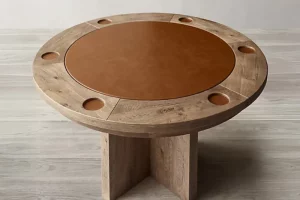 Parsons Poker Table Brown