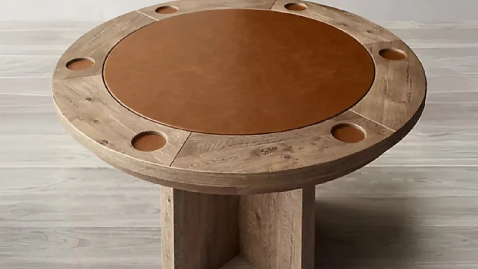 Parsons Poker Table Brown