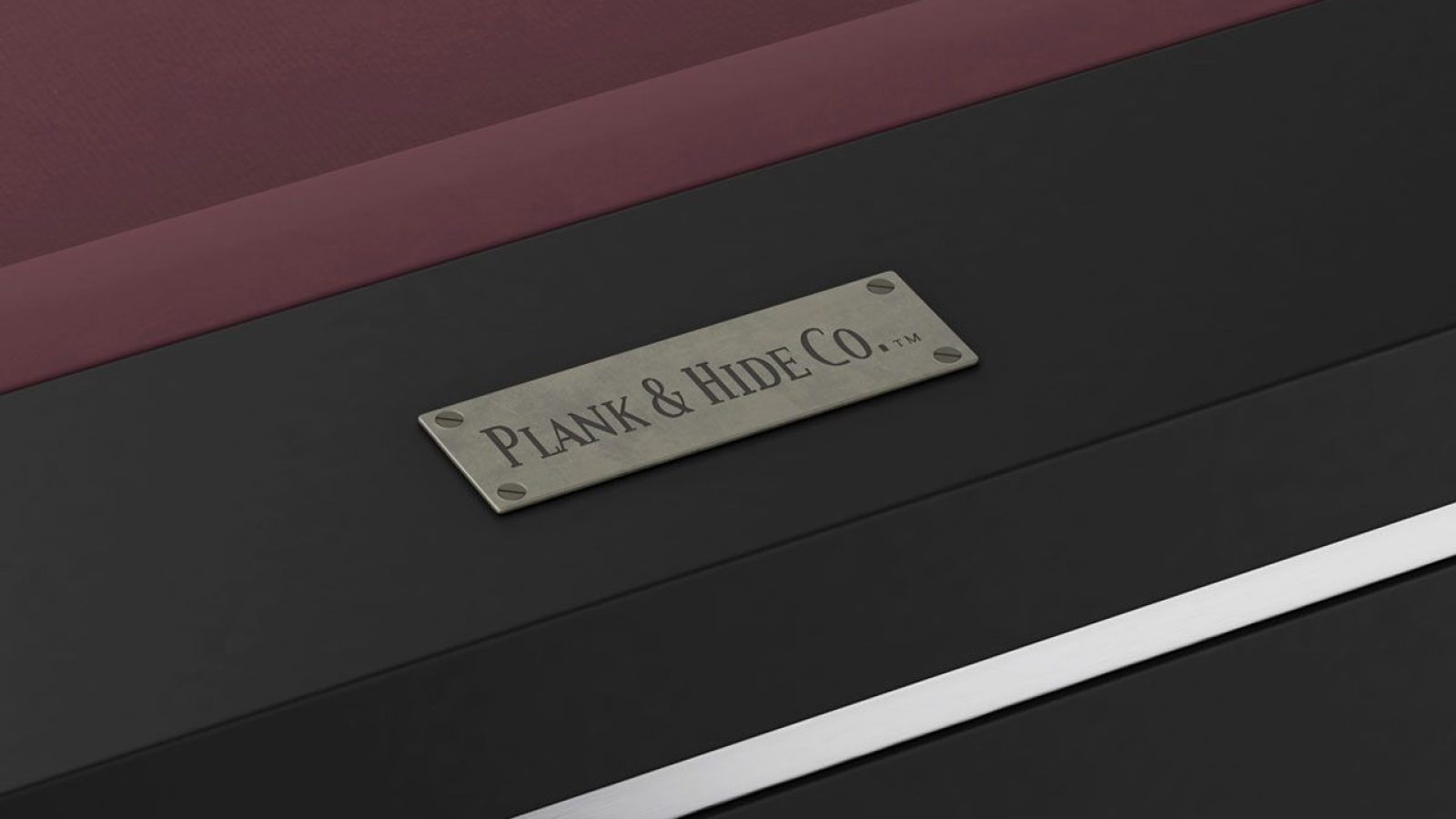 Plank & Hide Black Finish