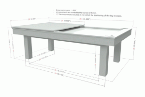 canada billiard euro pool table dimensions