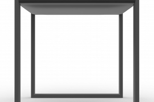 fusion stool right profile black