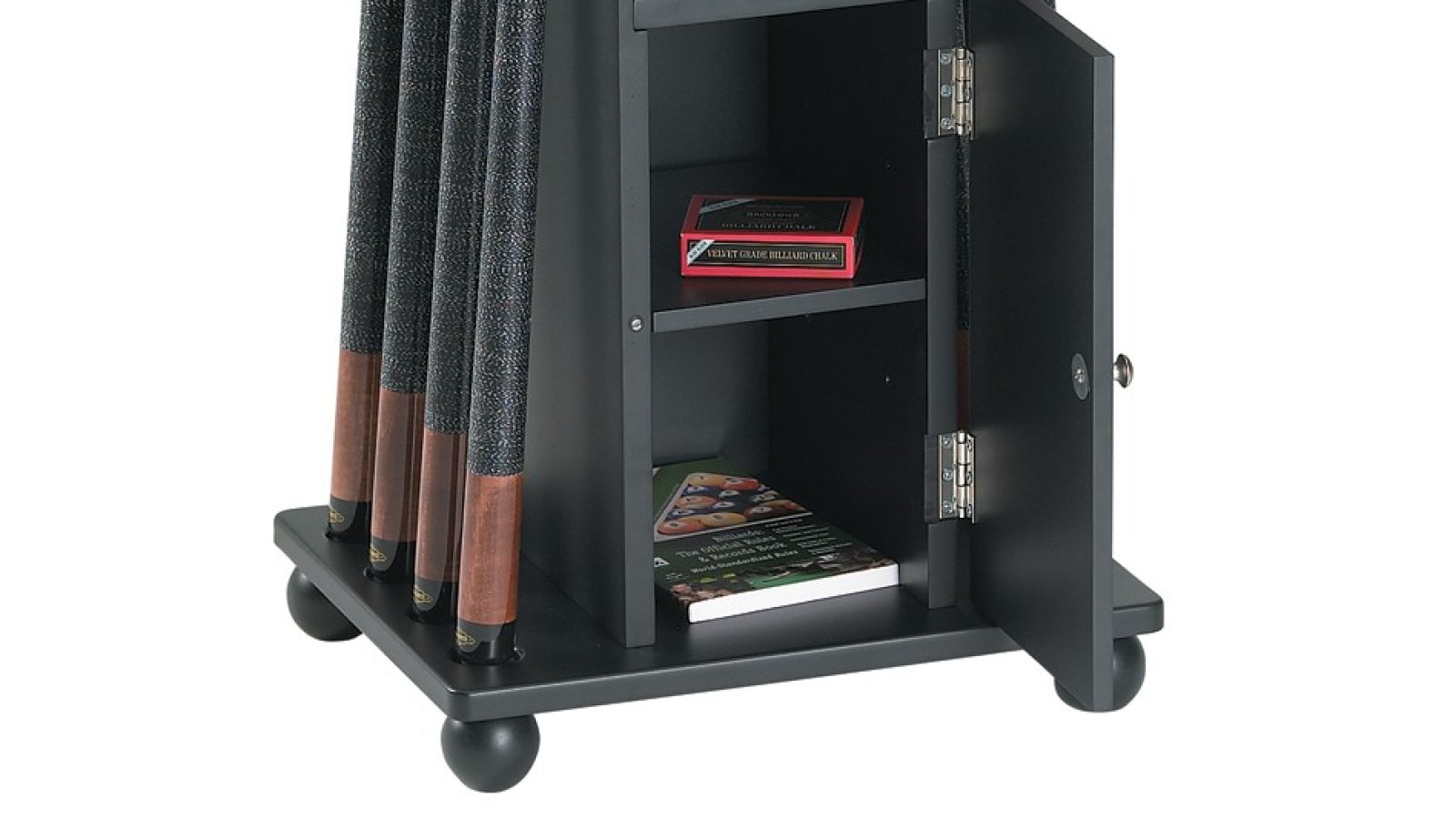 heritage floor rack black detailed closeup