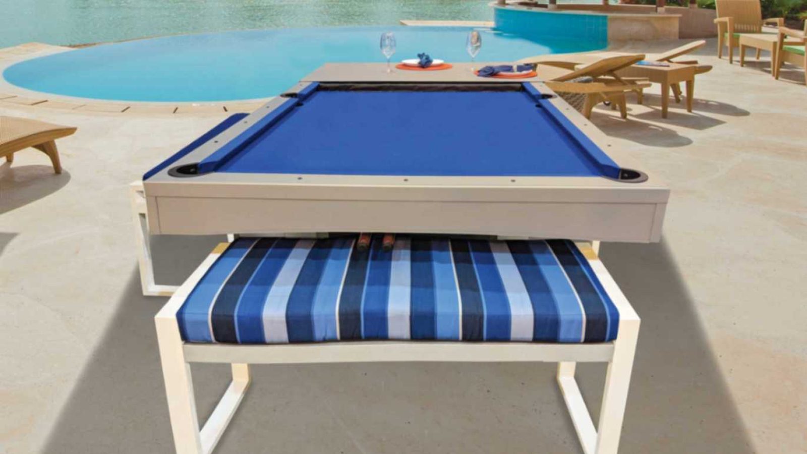 horizon outdoor pool table randroutdoors all weather billiards 2