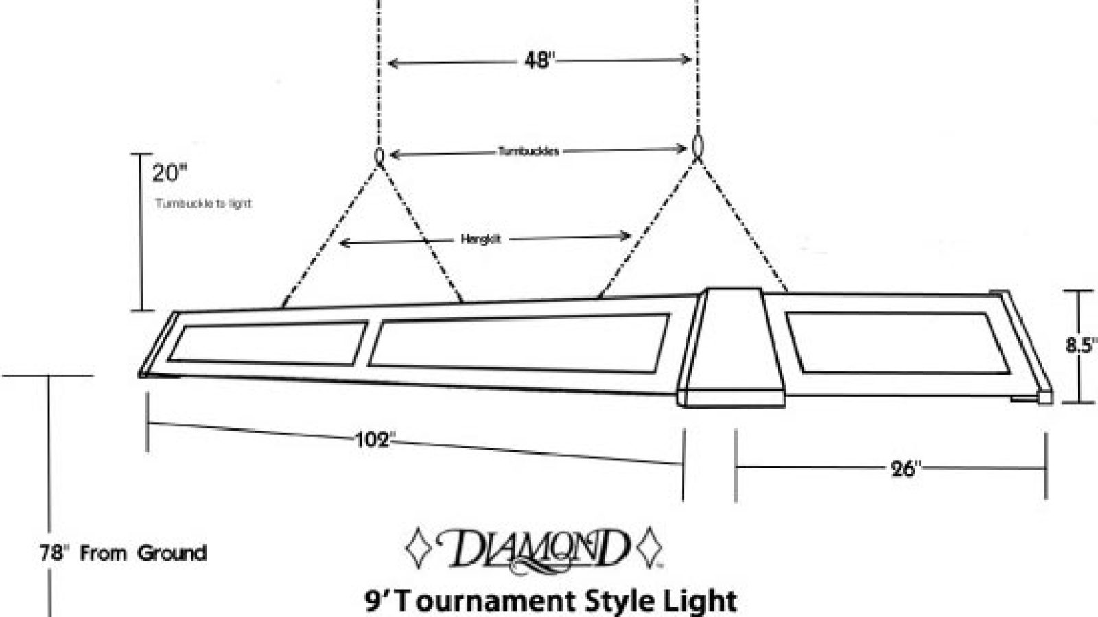 ninefoot lighting spec