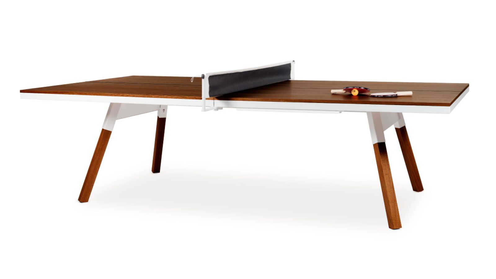 walnut white ping pong